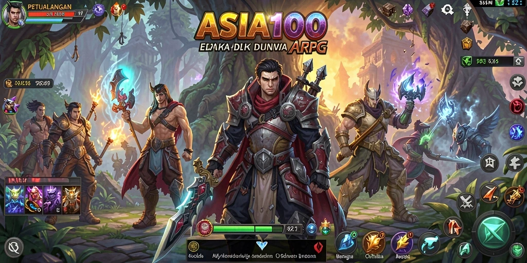 Tampilan gameplay ARPG yang mendebarkan dan penuh aksi.