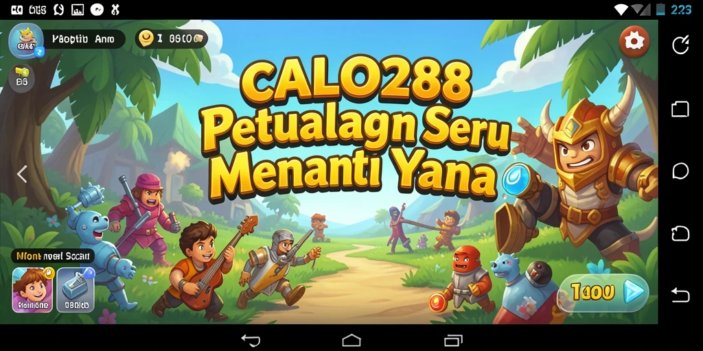 Tampilan seru gameplay petualangan di CALO288 dengan grafis yang memukau.