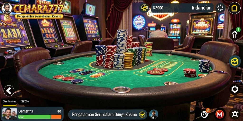 Gameplay seru CEMARA777 dengan berbagai pilihan permainan kasino.