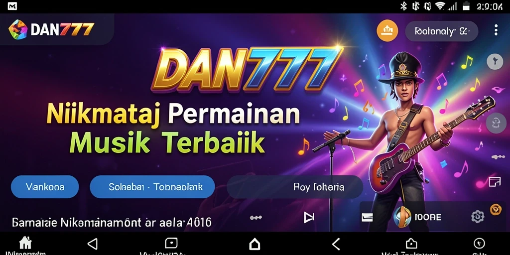Tampilan gameplay seru di DAN777 dengan berbagai alat musik.