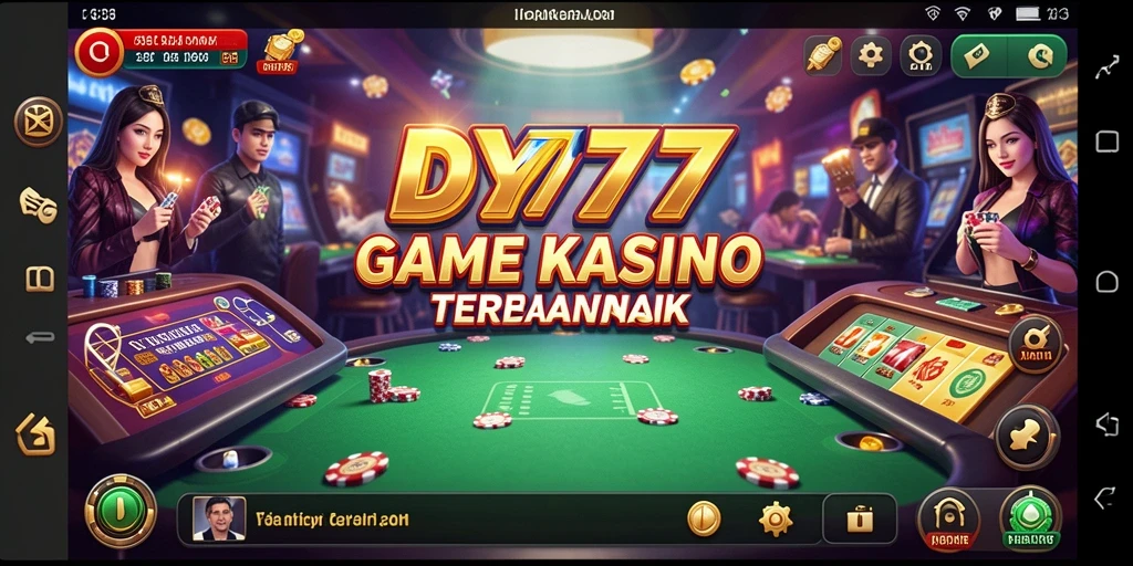 Tampilan gameplay DY777 yang menarik dan penuh warna dalam permainan Kasino.