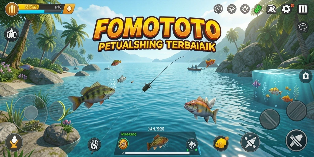 Tangkapan ikan yang menakjubkan dalam FOMOTOTO.