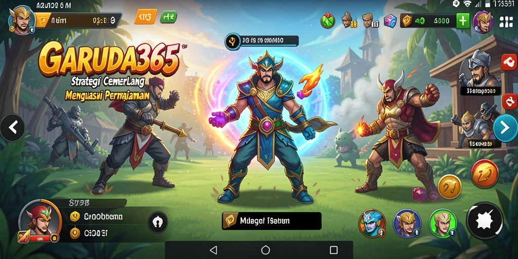 Tampilan screenshot GARUDA365 menunjukkan momen strategis dalam gameplay.