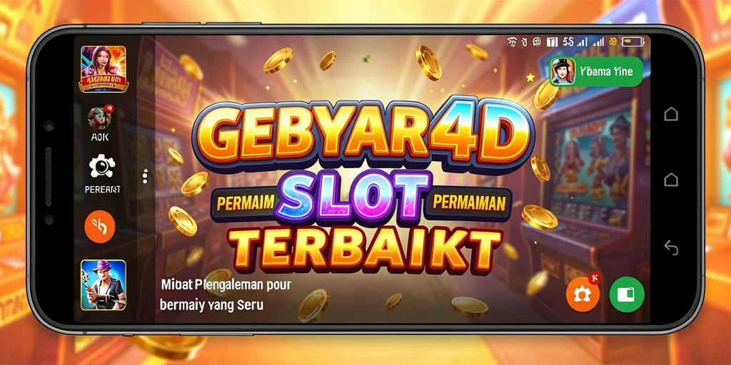 Screenshot permainan GEBYAR4D menunjukkan keseruan gameplay Slot yang menegangkan.