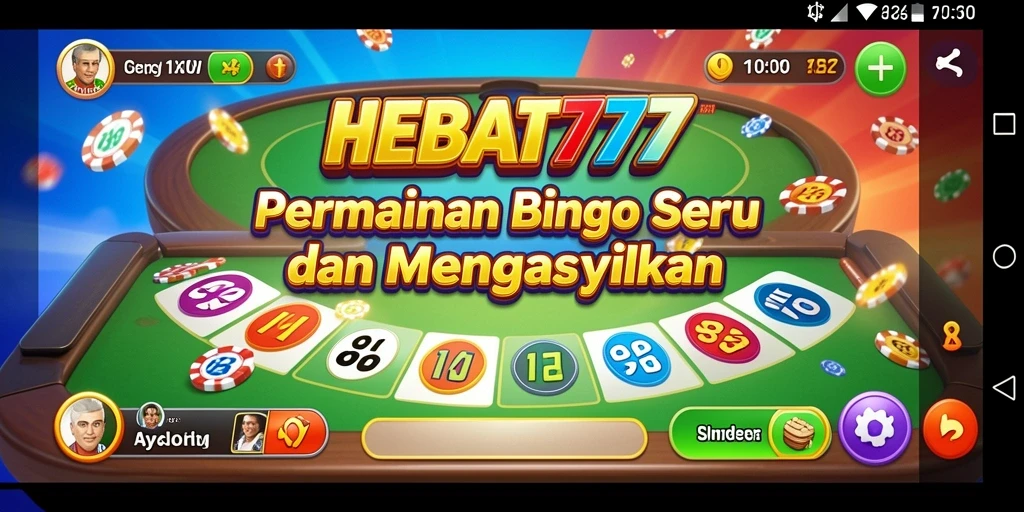 Screenshot gameplay HEBAT777 yang menampilkan momen bintang Bingo.