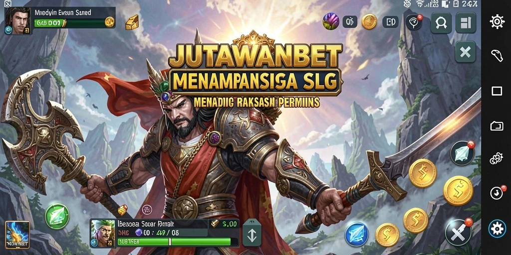 Tampilan gameplay menarik dalam JUTAWANBET yang menunjukkan aksi SLG.