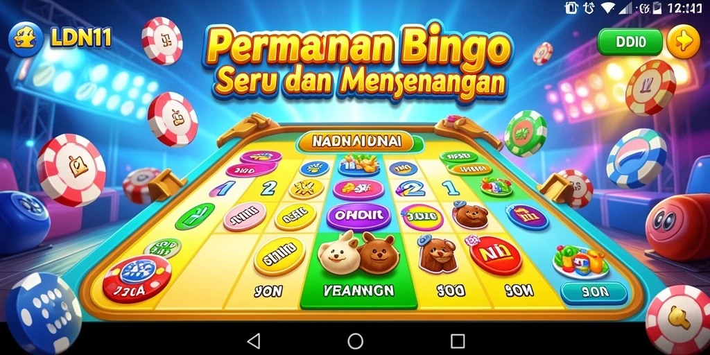 Tampilan gameplay LDN11 dengan suasana Bingo yang meriah.
