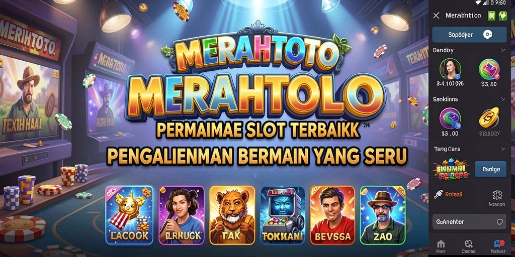 Tampilan gameplay Slot yang menarik dan mendebarkan di MERAHTOTO.