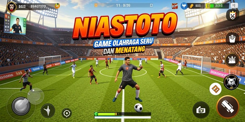 Tampilan gameplay NIASTOTO menampilkan momen seru dalam olahraga.