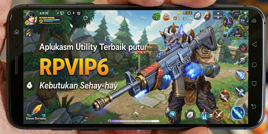 Tampilan antarmuka aplikasi RPVIP6 yang menarik dan fungsional.