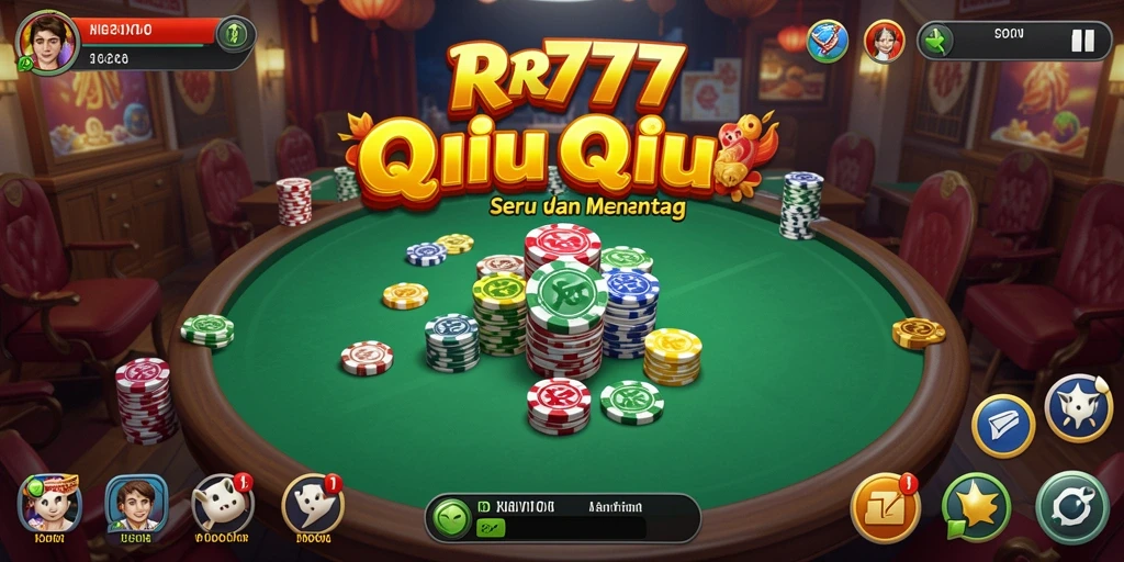 Gameplay menegangkan QiuQiu di RR777 yang mengasyikkan.