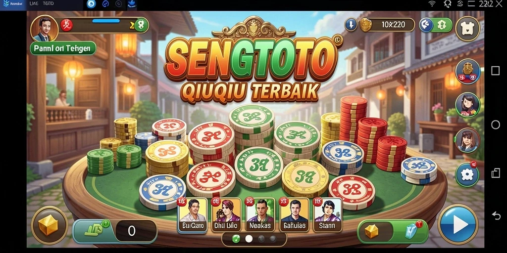 Tampilan gameplay QiuQiu yang menarik dan interaktif di SENGTOTO.