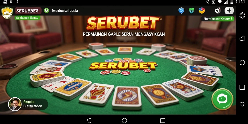 Tampilan gameplay SERUBET yang menarik dan interaktif.