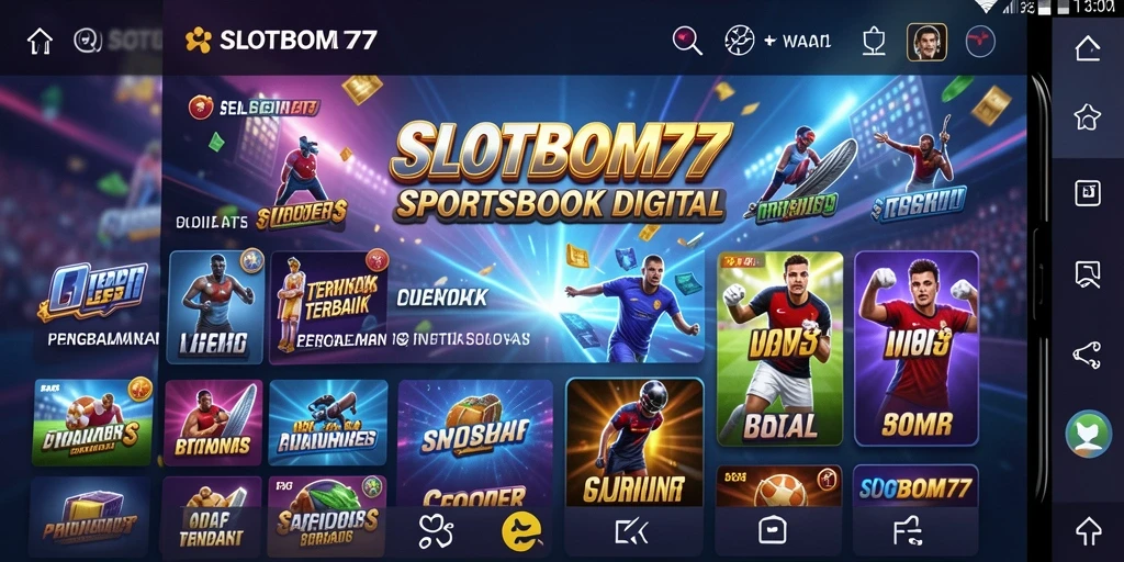 Tampilan menarik dari gameplay <strong>SLOTBOM77</strong> yang memudahkan taruhan olahraga.