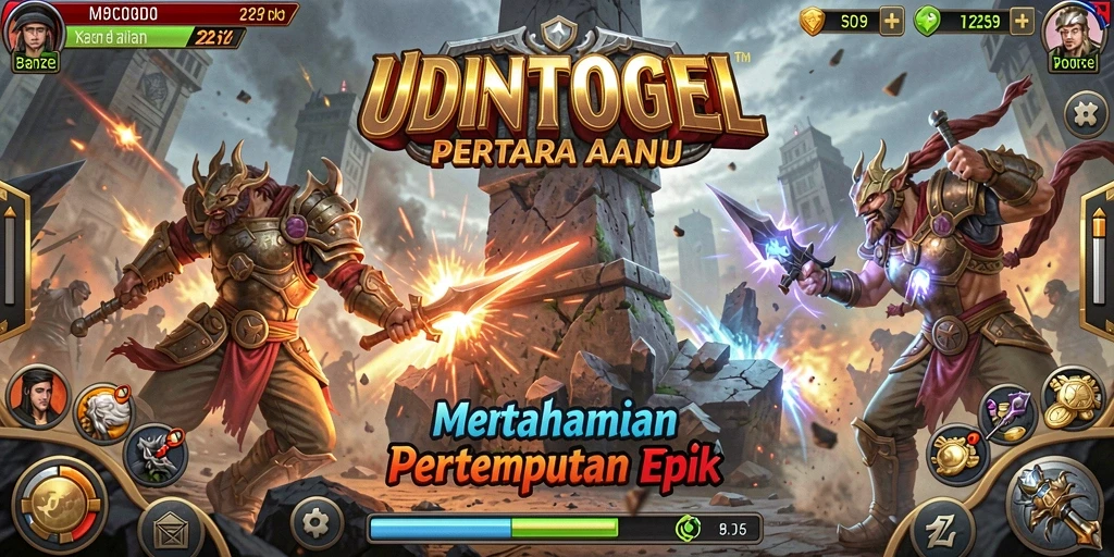 Menampilkan gameplay seru dan strategis di UDINTOGEL.