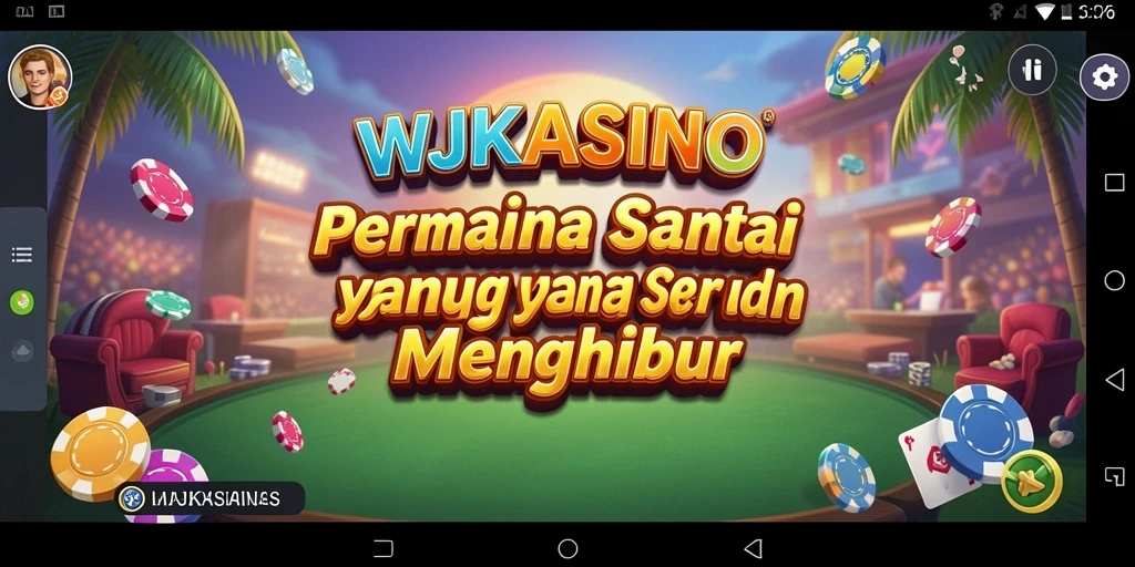 Tampilkan gameplay seru dari WJKASINO yang mudah dimainkan.