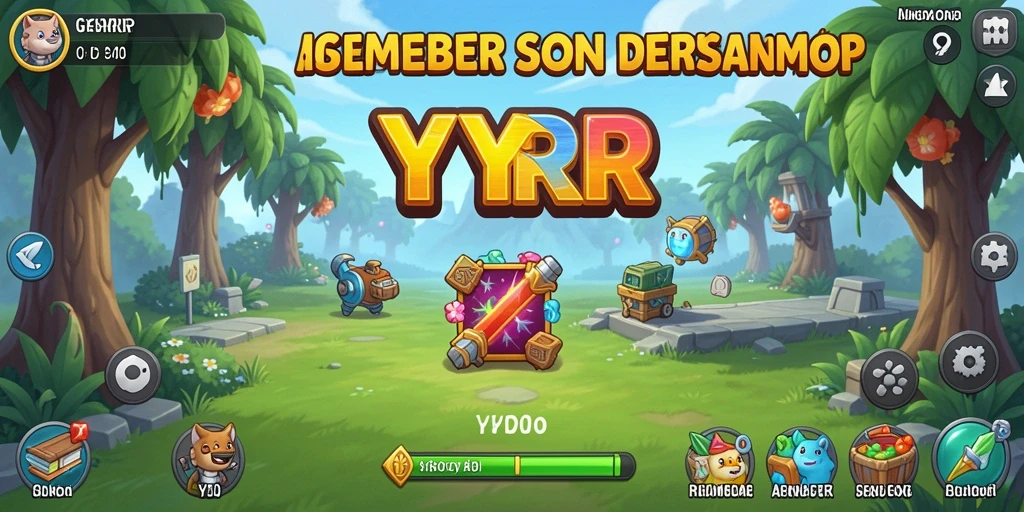 Tampilan gameplay YYRR yang menarik dan penuh warna.